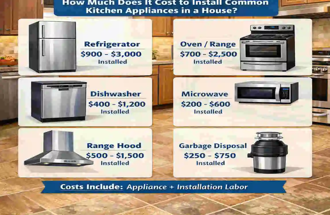 What Does It Cost to Install Kitchen Appliances