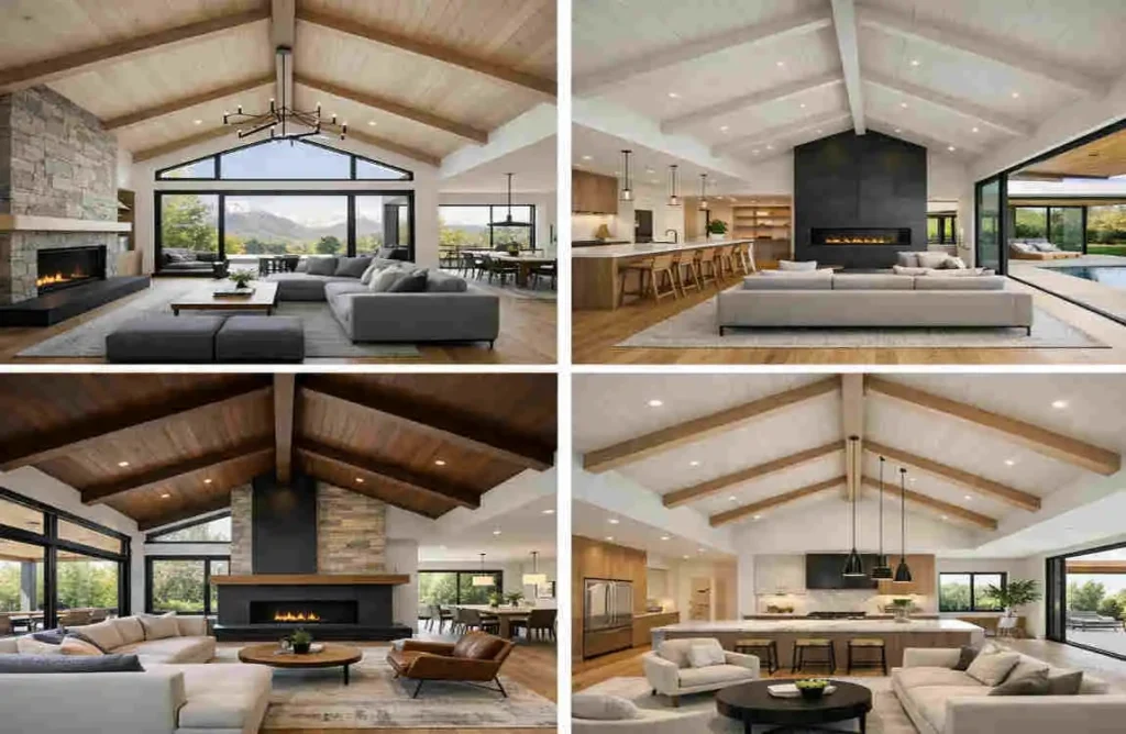 what is the best house design for a vaulted ceiling?