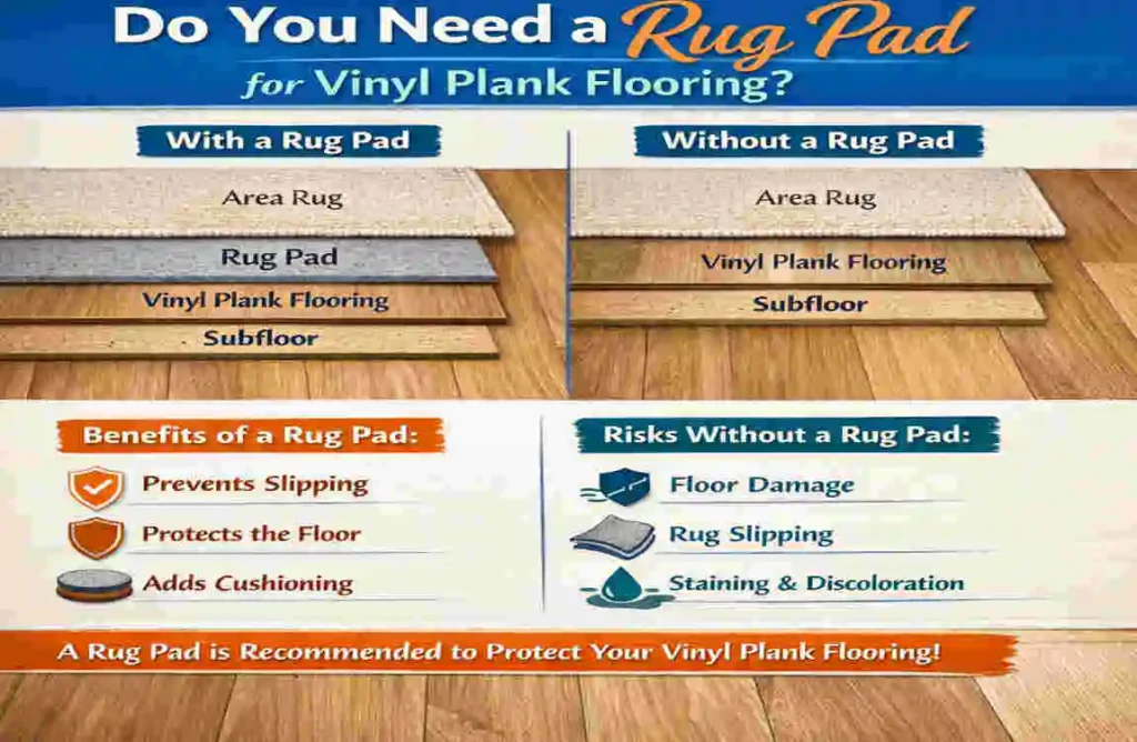 do you need a rug pad on vinyl plank flooring