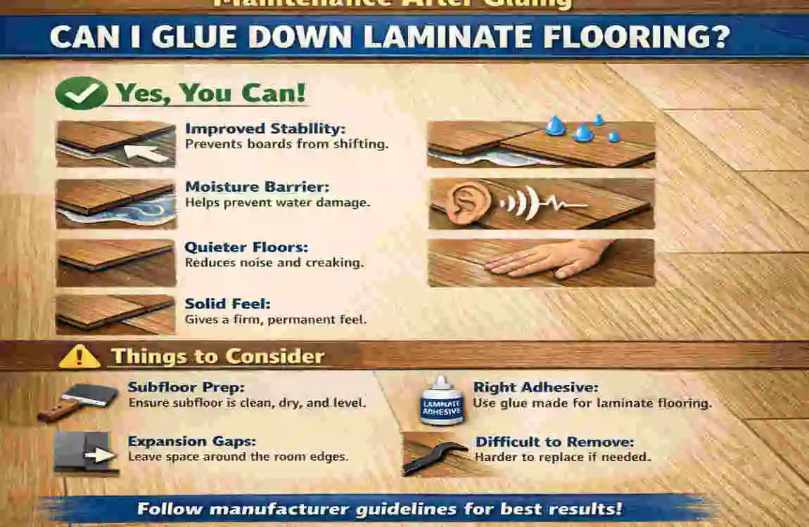 Can You Glue Down Laminate Flooring in Your Home