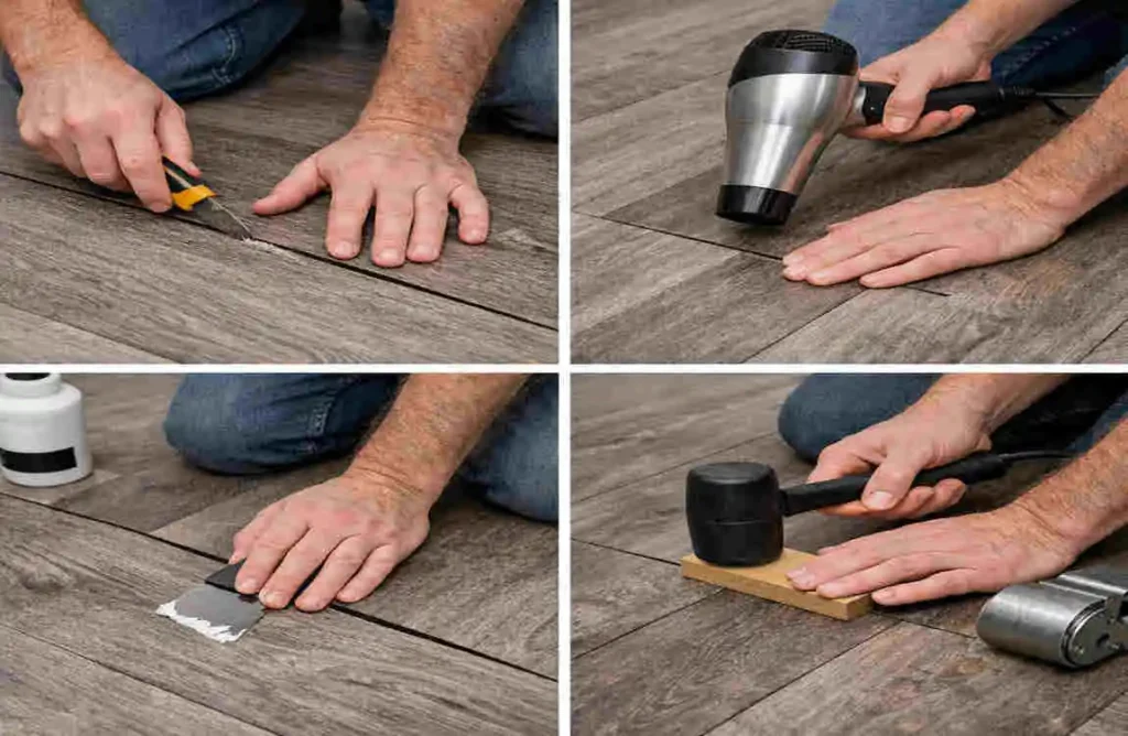 How to Fix Separated Vinyl Flooring what causes vinyl flooring to separate