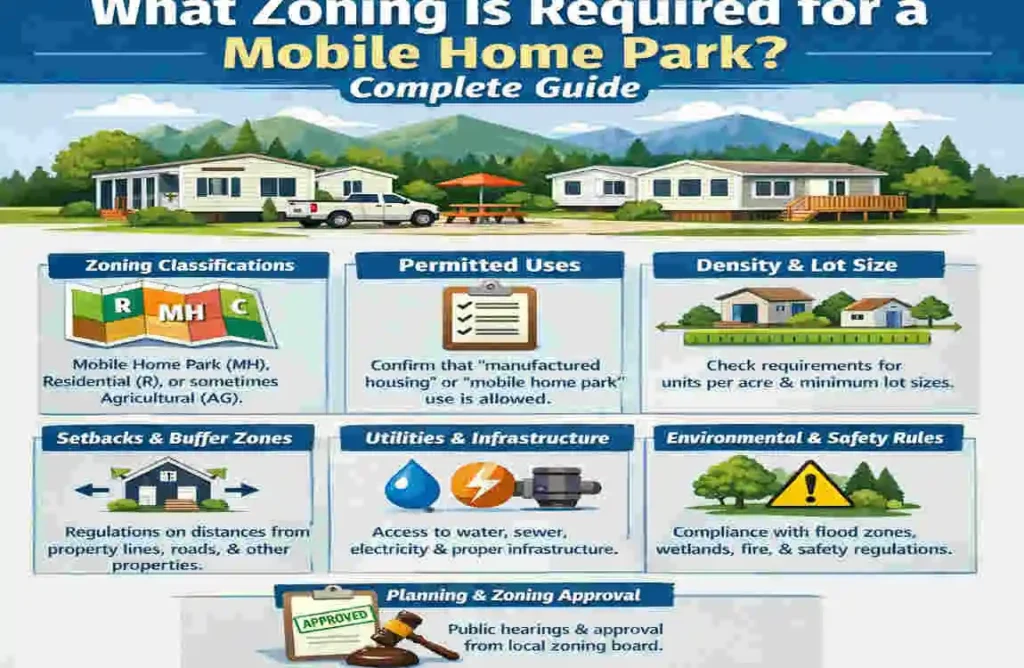 what zoning is required for a mobile home park