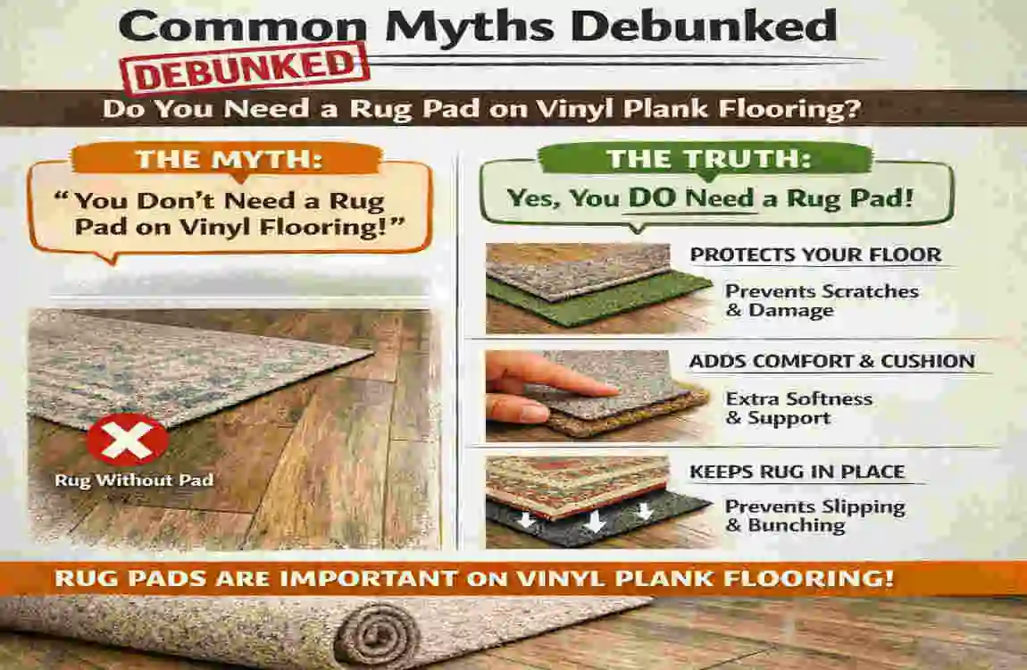 do you need a rug pad on vinyl plank flooring
