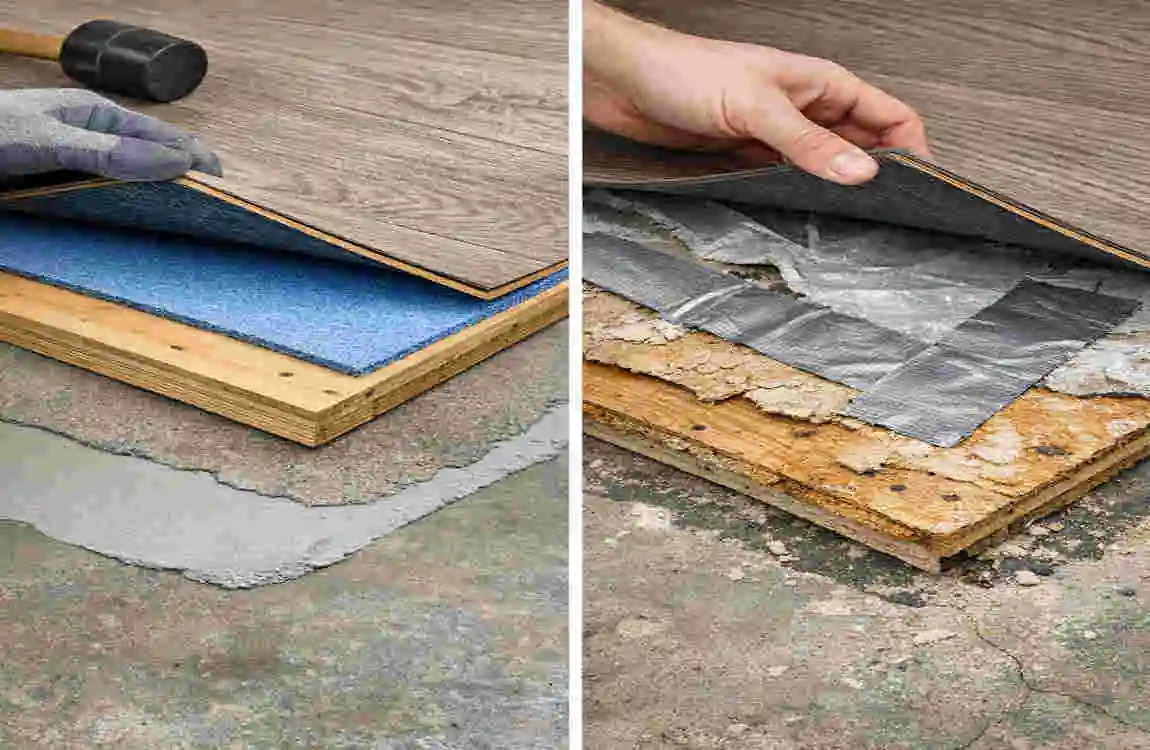 What Lies Under Vinyl Flooring
