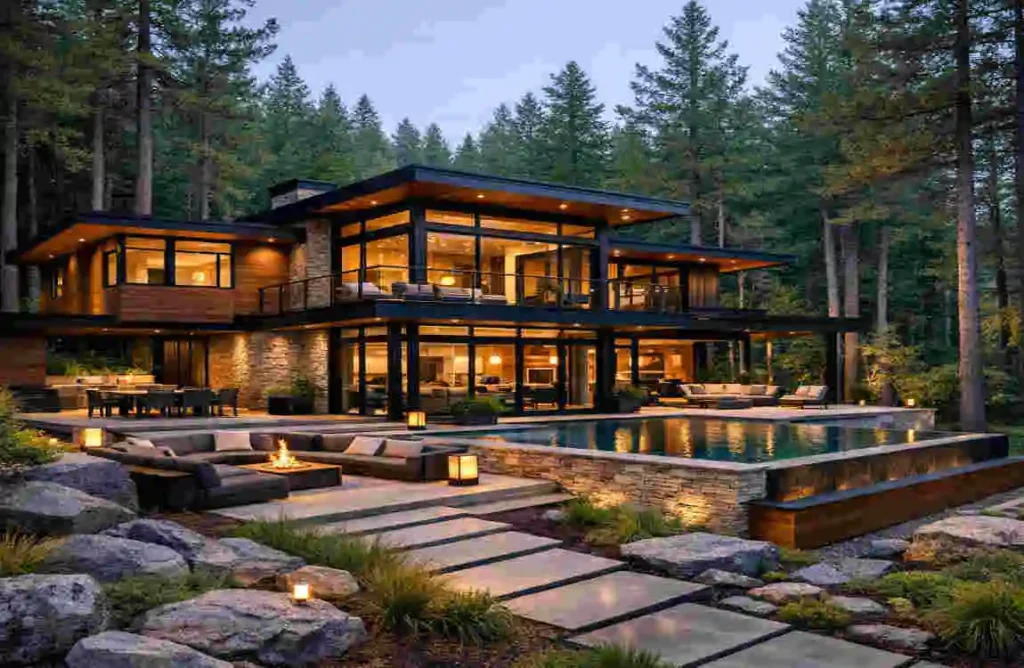 Modern Home in Woods: Design Ideas & Inspiration modern home in woods