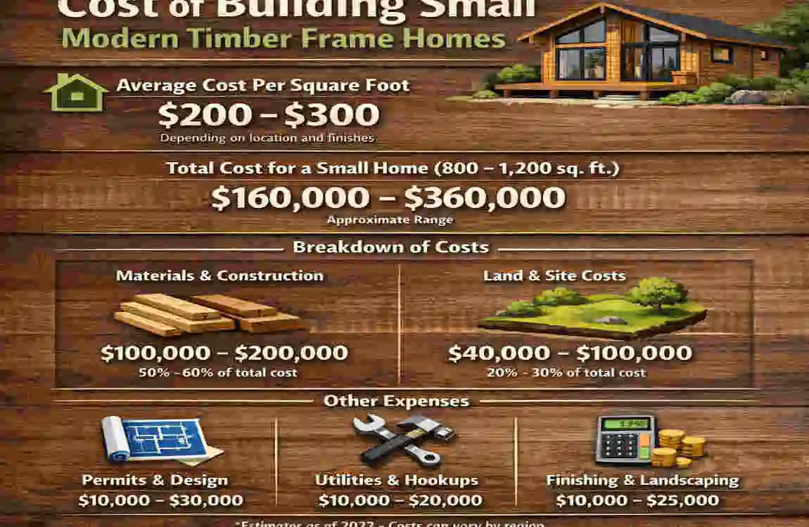 Small Modern Timber Frame Home
