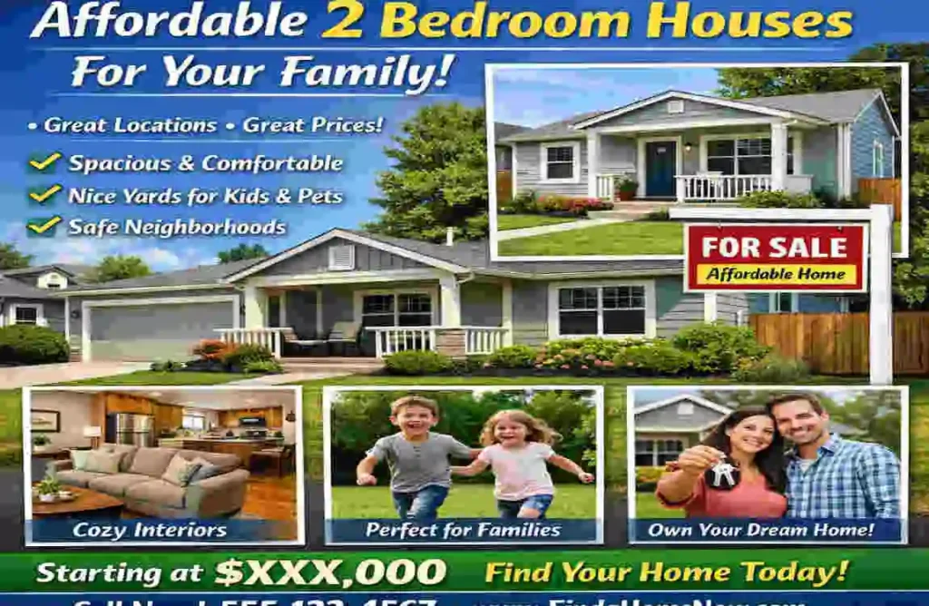 Affordable 2 Bedroom Houses
