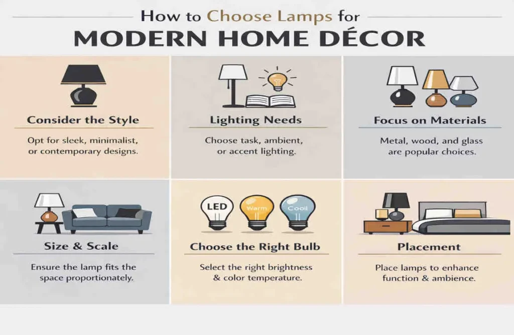 modern home decoration lamp matching styles guide