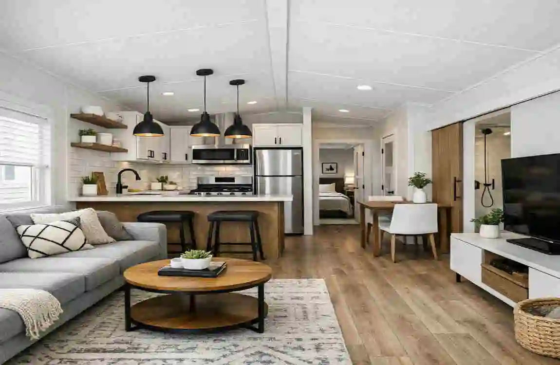 modern mobile home interior design
