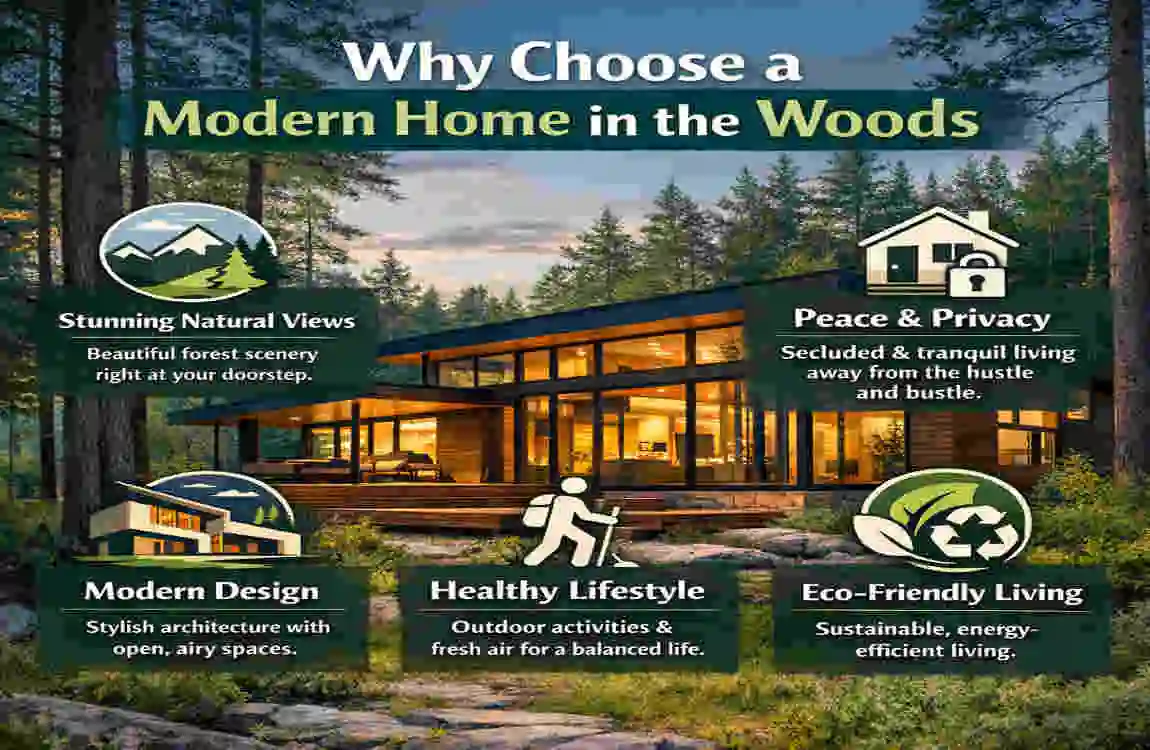 Modern Home in the Woods