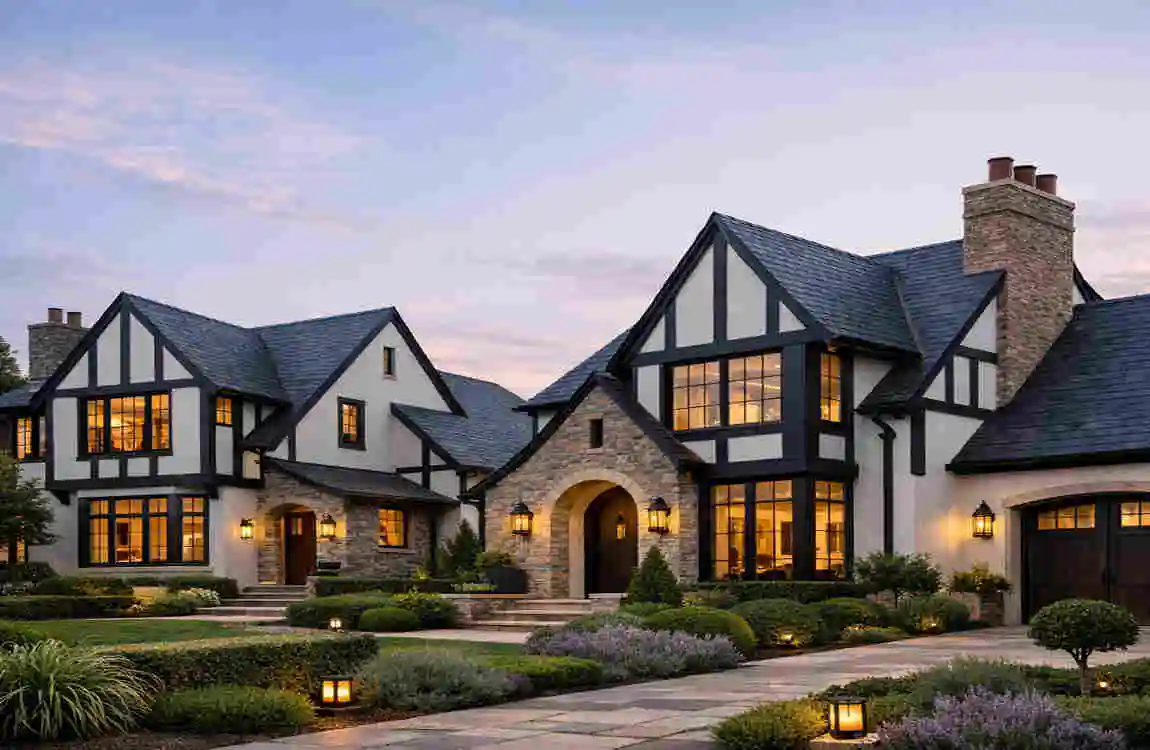 modern english tudor homes