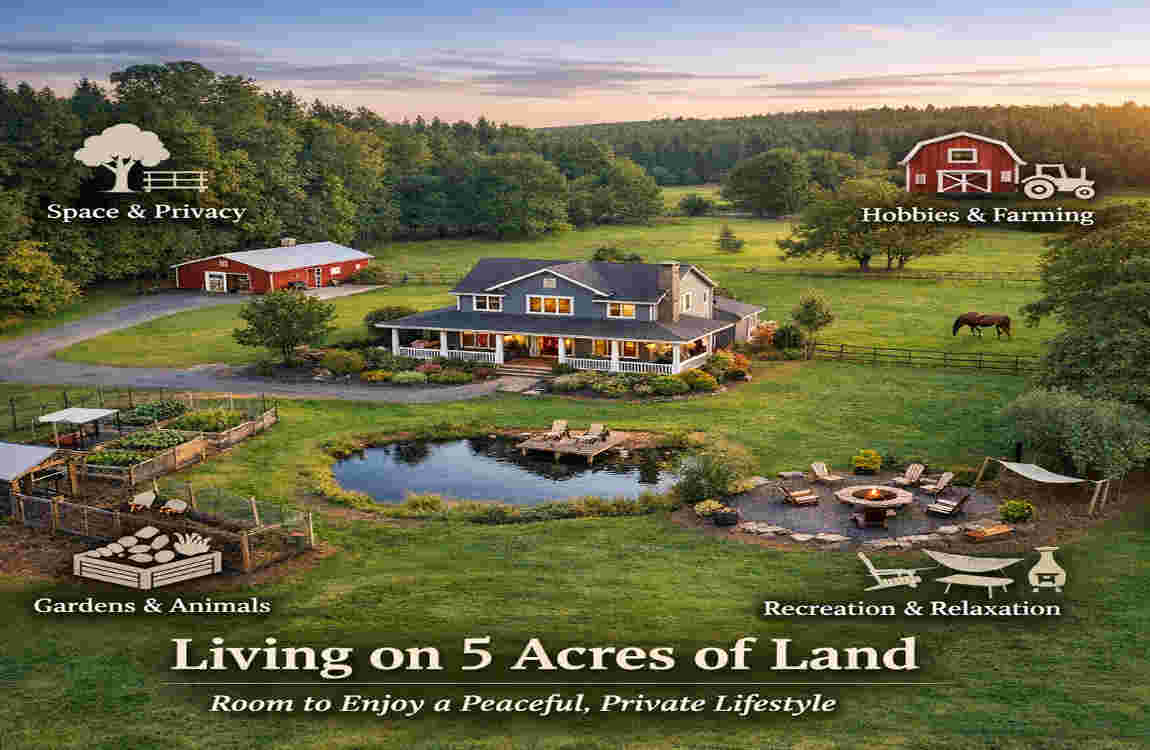 Homes on 5 Acres