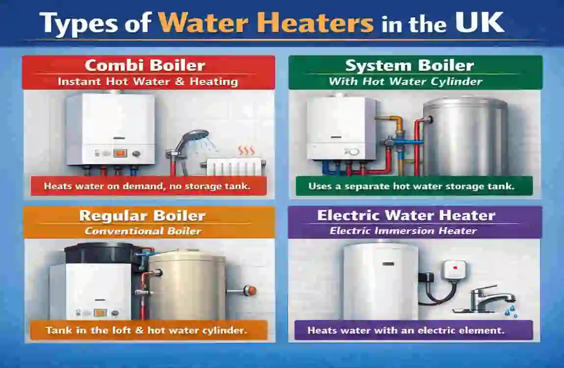 Water Heater Replacement Costs in the UK