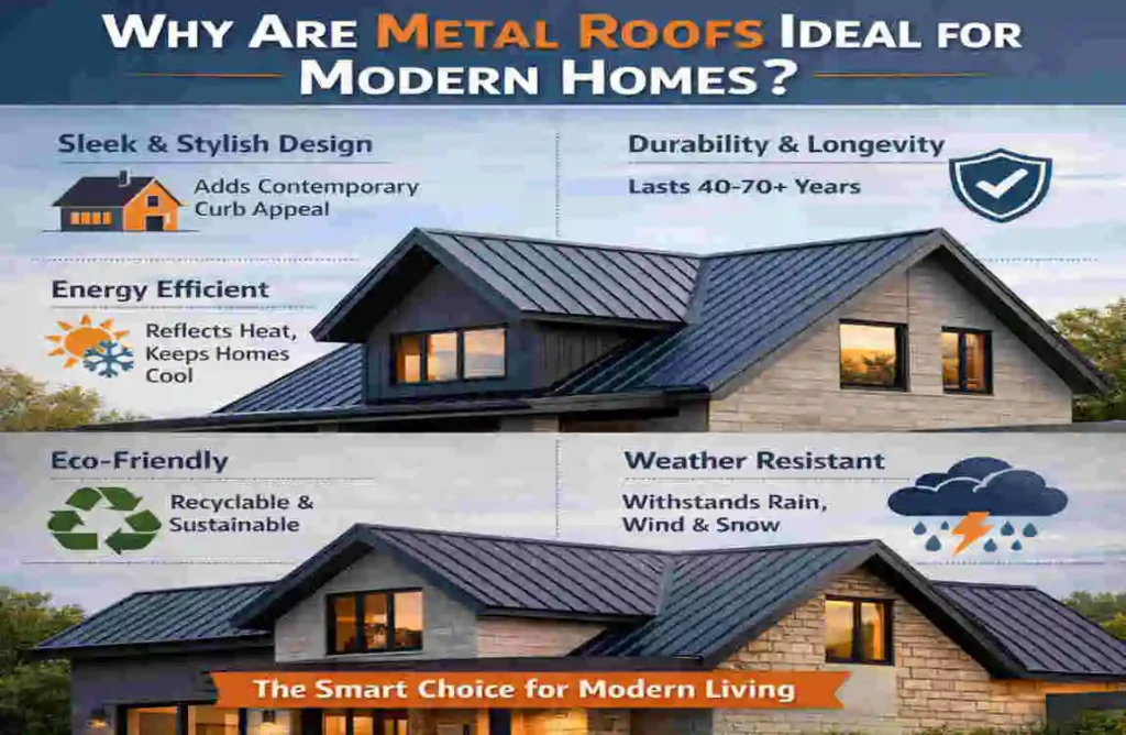 Metal Roofs Ideal for Modern Homes?