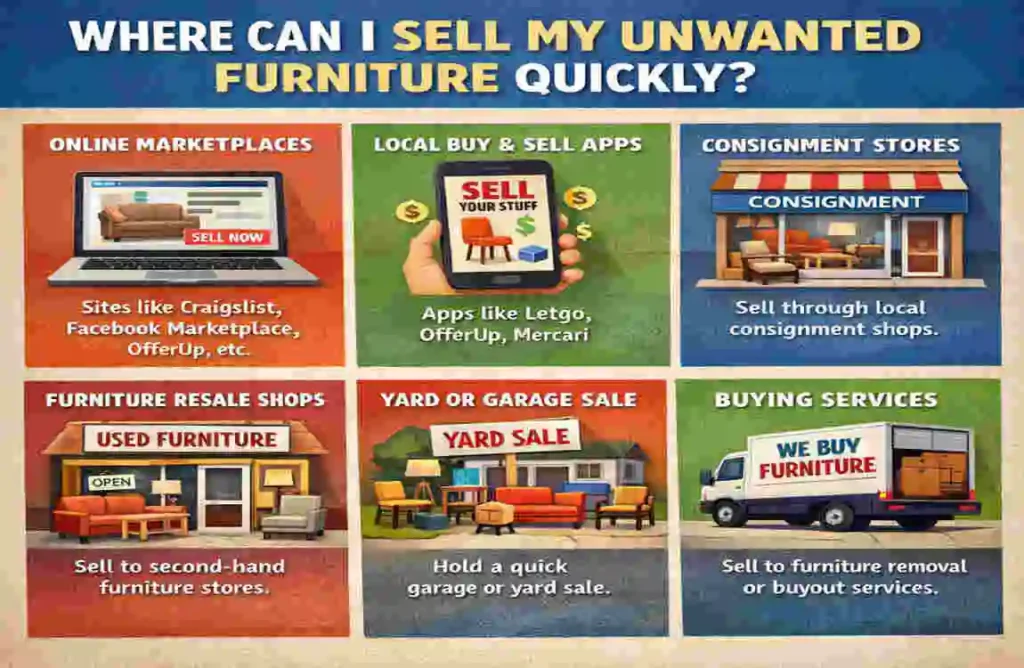 where to sell unwanted furniture