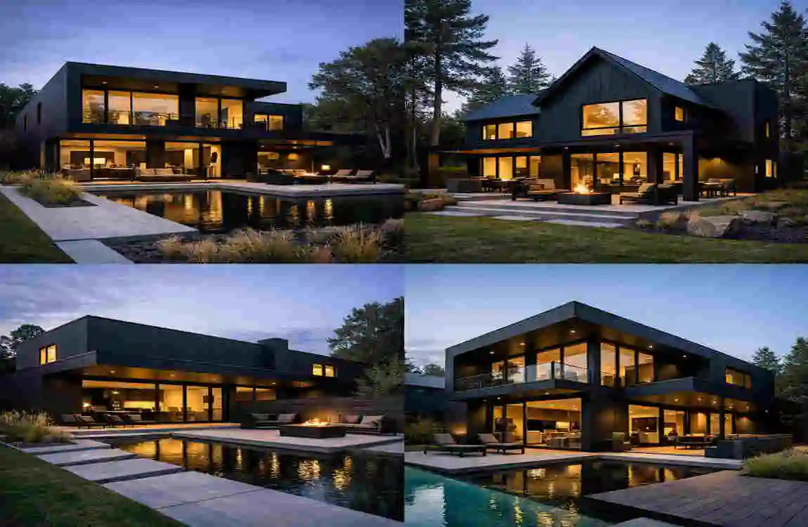 Modern Black Home?