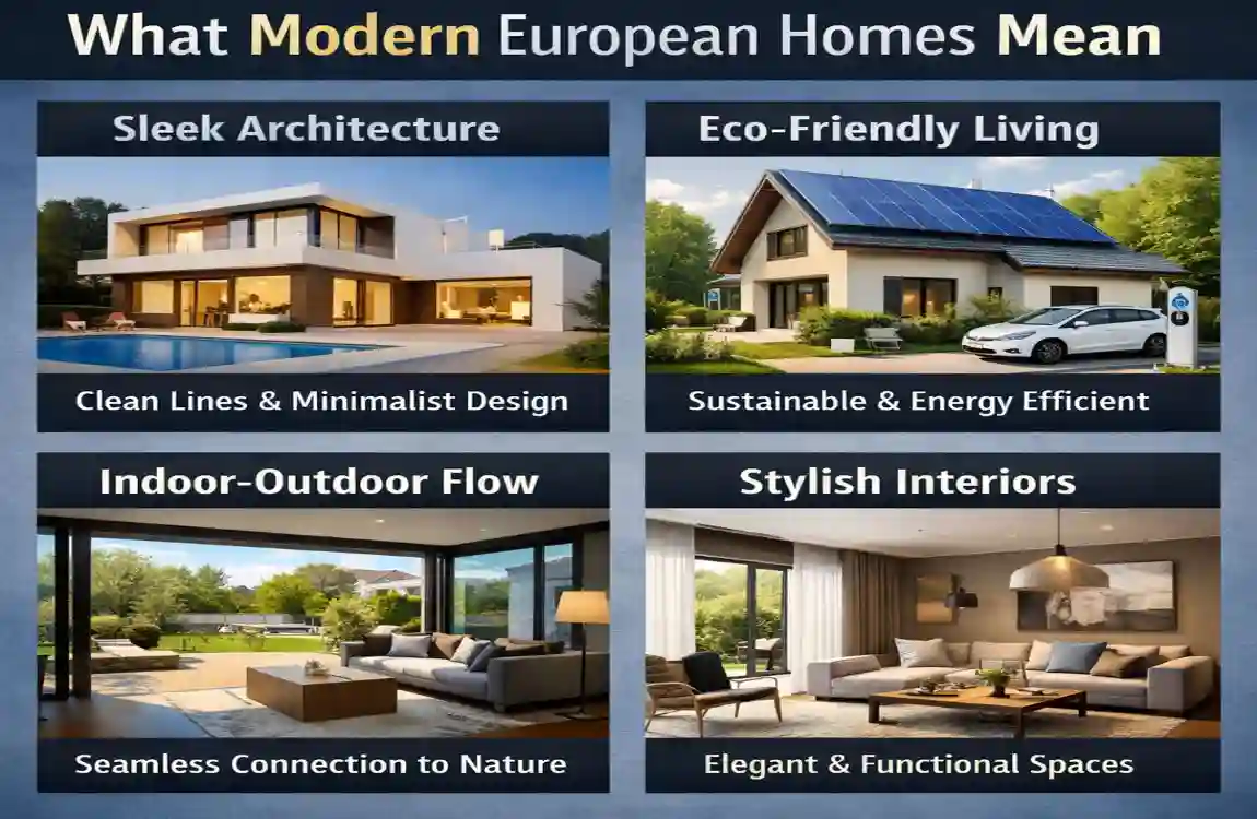 modern european homes	