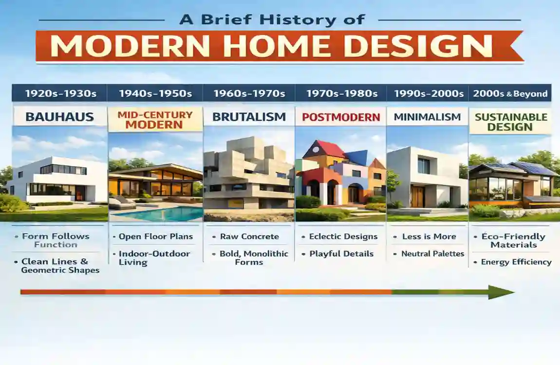 what is a modern home	