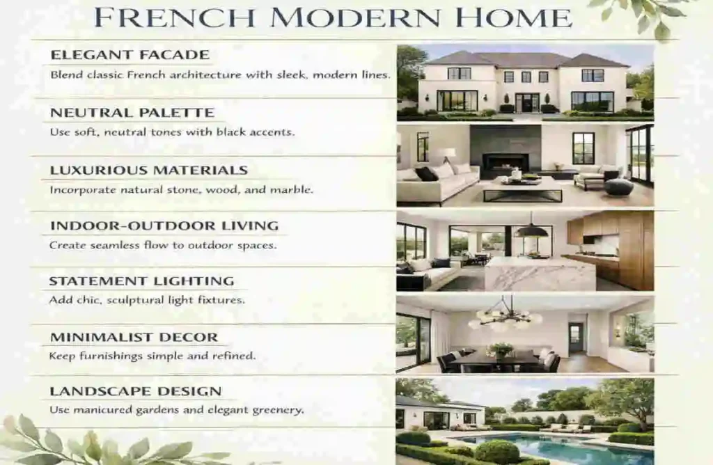 How to Design a French Modern Home French Modern Homes