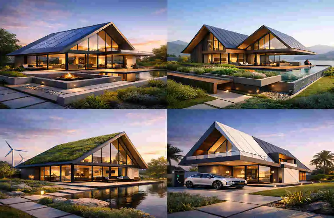Modern Pitched Roof Homes