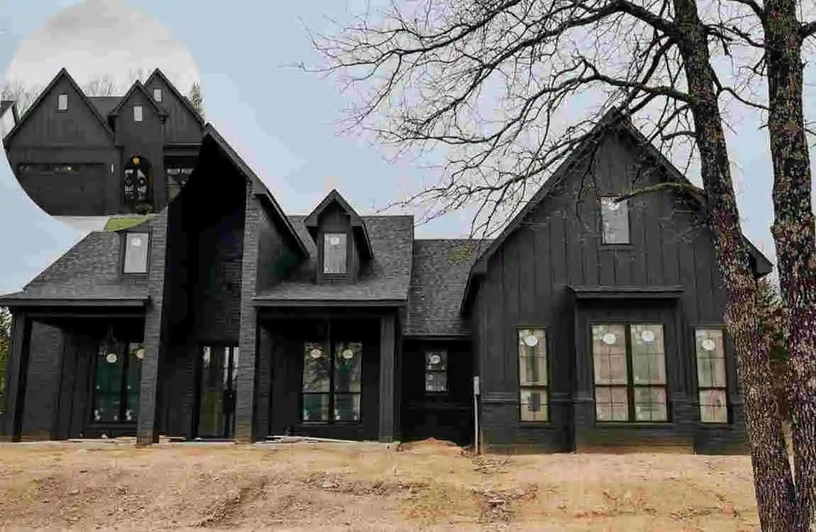 Modern Black Home: