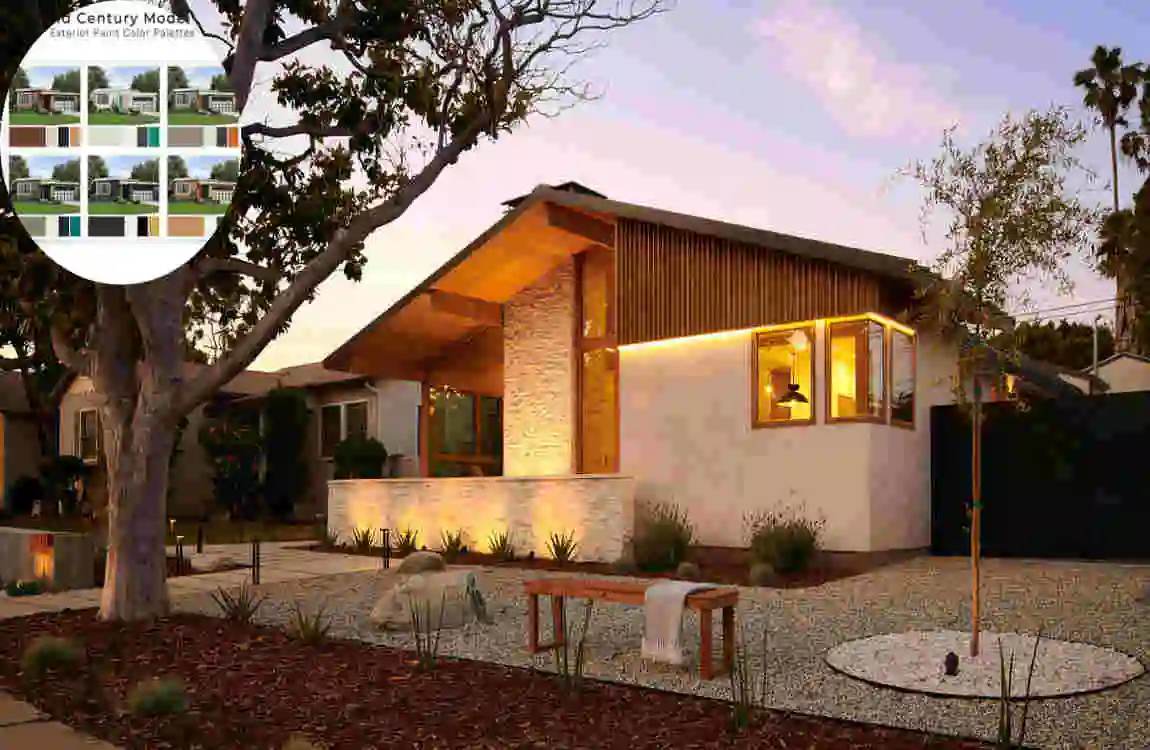 Mid-Century Modern Home Colours