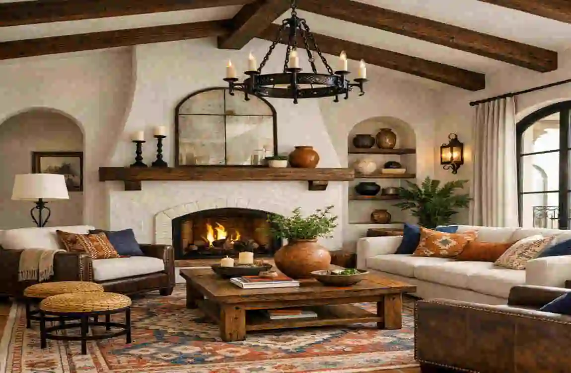 modern spanish style home interior