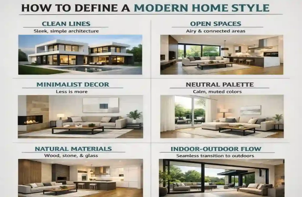 what is a modern home