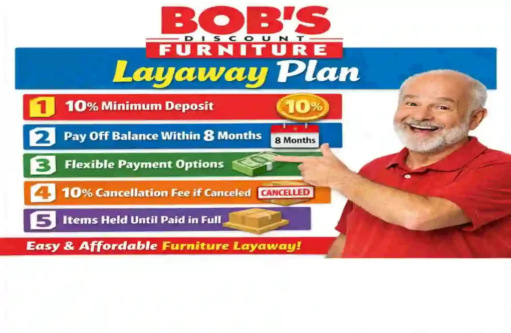 does bob's furniture do layaway