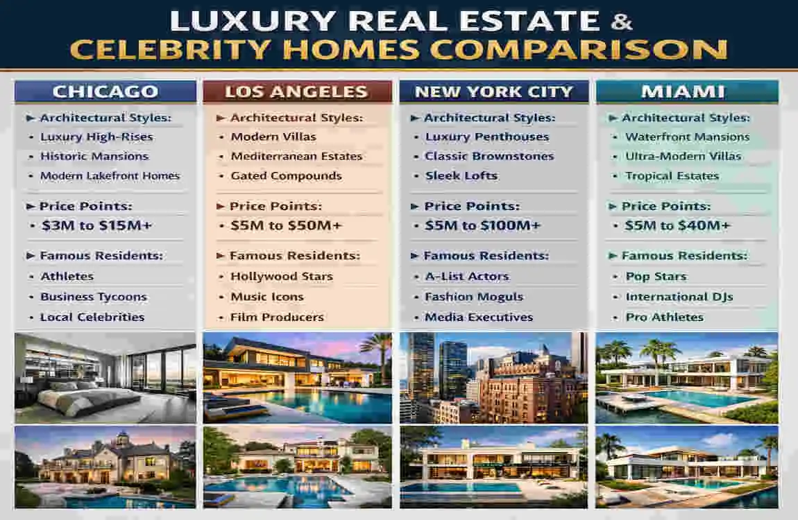 celebrity homes in chicago