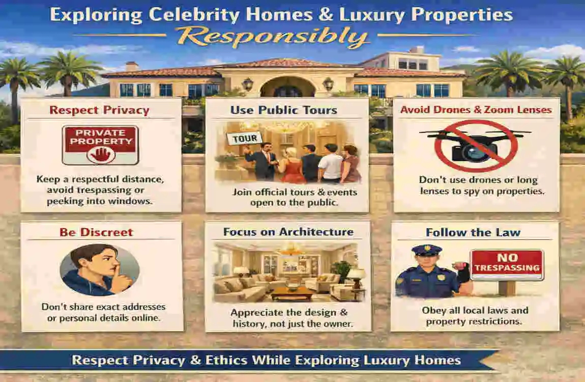 map of celebrity homes